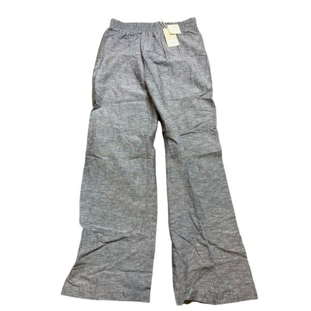 Hester Orchard Small Wide Leg Linen Blend Pull On Casual Pant Coastal